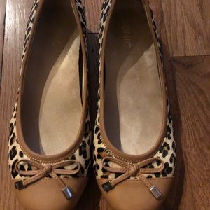 Vionic Animal Print Ballet Flats